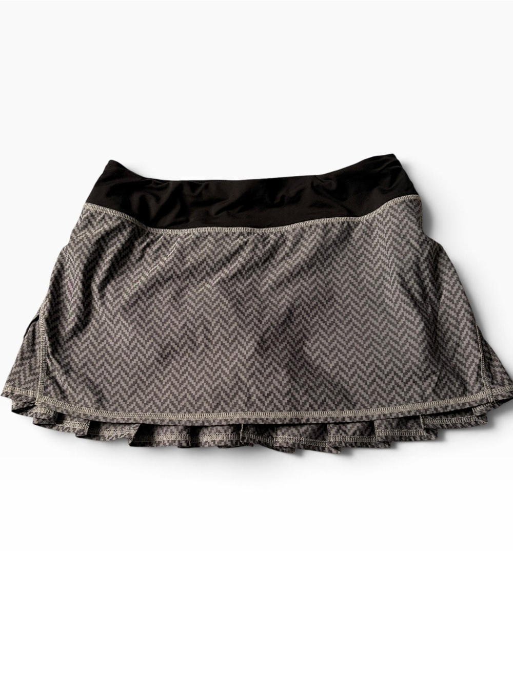 lululemon Pace Setter Chevron Skater Skort Skirt Tennis Pilates Athletic 6 Reg